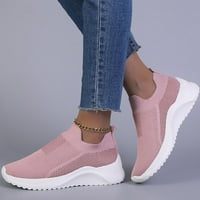 nsendm Női széles szélességű Slip cipő cipők cipők Női gyalogos cipők Trendy Pink 41