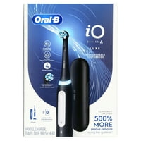 Oral - B Io sorozatú elektromos fogkefe kefefejjel, Újratölthető, Fekete
