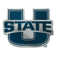 Utah St Aggies Prime Metallic Auto Emblem