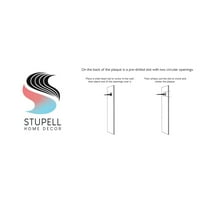 Stupell Industries virágzik és megújítja szöveg lila levendula Cloche Design Elizabeth Tyndall