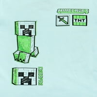 Minecraft Boys Sketch póló Rövid ujjú, 4-18 méretű