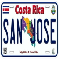 Costa Rica San Jose Egyedi Újdonság Autó Rendszám