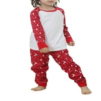 Dewadbow Matcking Karácsonyi Pizsama Szülő-Gyermek Jávorszarvas Nyomtatási Családi Készlet
