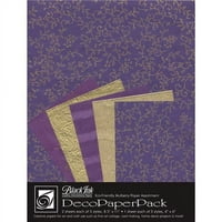 Grafikai termékek DP-8. be. Fekete Tinta Dekoratív Papír Csomag, Napa Lila
