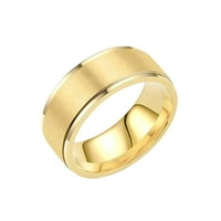 Esküvői Zenekar Titán Bevonatú Gyűrű Esküvői Gyűrű Eljegyzési Gyűrű Arany 12