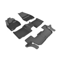 Ace L1FR 3D Maxpider teljes készlet egyedi illeszkedés minden időjárási Kagu Fekete padlószőnyeg 2015-re-Ford Explorer