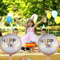 Színes Alumínium Fólia Boldog Születésnapot Léggömbök Úszó Léggömb Felfújható Levél Léggömbök Születésnapi Partira