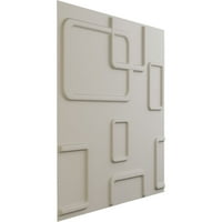 Ekena Millwork 5 8 W 5 8 H Odessa endurawall dekoratív 3D -s fali panel, Ultracover szaténvirág fehér