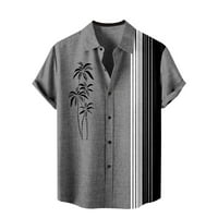 Pedort Férfi Golf ingek Férfi klasszikus póló Rövid ujjú ingek könnyű Slim Fit alkalmi felsők szürke,2XL