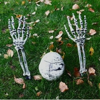 Bxingsfty műanyag Horror csontváz koponya dísz Halloween dekorációk otthoni kerthez