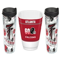 Atlanta Falcons snack tál és az egész oz dukók fedelet