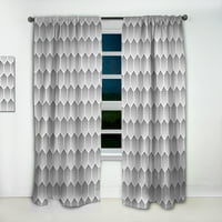 Designart 'minta halfton' modern függönypanel