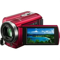 Sony HandyCam SR Red 80 GB merevlemez -meghajtó kamera W optikai zoom