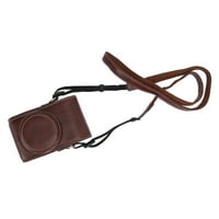 Brrnoo PU bőr fényképezőgép táska, Fényképezőgép táska PU bőr fedél könnyű, teljesen csomagolt kompakt digitális fényképezőgép