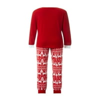 Carolilly karácsonyi szülő-gyermek ruha, Hosszú ujjú hálóruha Jumpsuit