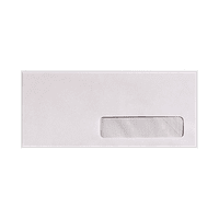 Luxpaper jobb oldali ablak borítékok, 1 2, fényes fehér, 1000 csomag