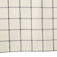 Town & Country Windowpane terítő, 60 W 102 L, világosszürke, különféle méretben és színekben kapható