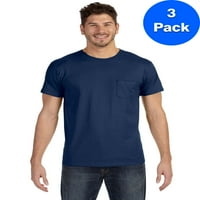 Mens gyűrűs pamut nano-t-póló zseb 498p