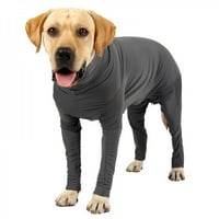 Pet nagy kutya szűk ruhák tiszta színű kutya Jumpsuit négylábú pizsama kabát ápolási hasa elválasztott ruhák Body Home