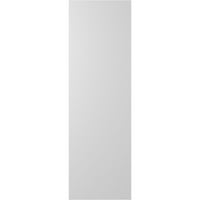 Ekena Millwork 18 W 33 H True Fit PVC vízszintes Slat Modern Style rögzített redőnyök, alapozva