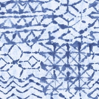 McKenzie kék geometriai mintázat 4-darabból a legfelsõbb gyűjtõlemez