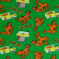 Scooby Doo AOP és rövid ujjú fiúk grafikus pólók 2 csomag, méret 4-18