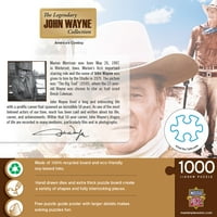 Remekművek John Wayne Jigsaw Puzzle felnőtteknek, családnak vagy gyerekeknek-Amerika Cowboy - 19.25 x26. 75