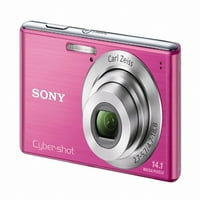 Sony Cyber-Shot DSC-W 14MP kamera, rózsaszín W Optical Zoom, Sweep Panorama, 2,7 LCD