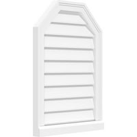 16 W 18 H nyolcszögletű felső felületre szerelhető PVC Gable Vent: Funkcionális, W 2 W 2 P BrickMould Sill keret