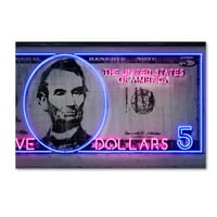 Védjegy Szépművészeti „Dollars” vászon művészete, Octavian Mielu