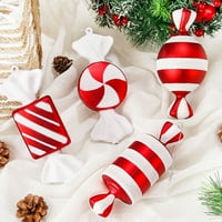 Karácsonyi Cukorka Függő Medál Karácsonyi Nyalóka Kézműves Díszek Ünnep Karácsonyfa Díszek Medálok