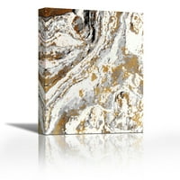 Arany márvány-Kortárs Képzőművészeti Giclee, vászon Galéria Wrap-fal d ons-art festészet-kész lógni