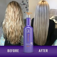 HAIR Global Keratin Miami Bombshell Fl Oz megszelídítése szőke lila kezelés-haj simítás alakformálás Blowout kezelés