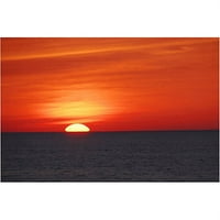 Védjegy Art Great Lake Sunset vászon művészet, Kurt Shaffer, 24x36