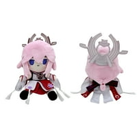 Yae Miko öltöztetős plüss, Anime figura plüss Yae Miko Plushoe baba kézzel készített 8 Cosplay kellékek gyűjtemény