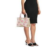 Luv Betsey, Betsey Johnson női tri-florális közepes méretű táskával lánccrossbél-hevederrel