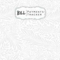 Bill Payments Tracker: Egyszerű Havi Bill Payments Ellenőrzőlista Szervező Tervező Napló Pénz Adósság Tracker Keeper