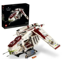 Star Wars Republic Gunship UCS kijelző modell készlet felnőtteknek építeni, végső gyűjtő sorozat, irodai vagy otthoni