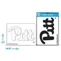 Pittsburgh Panthers Collegiate' PITT ' Mini Stencil készlet