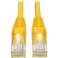 Tripp Lite Cat5e MHz Snagless öntött Ethernet kábel PoE sárga ft