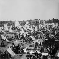Örmény Menekülttábor Gaziantepben Az Adana Tartományban Történt Mészárlások Után. 1909.július. A Tábort Az Örmény Segélybizottság
