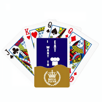 Egyél Tortát Vágy Élet Art Deco Divat Royal Flush Póker Játék Kártyajáték