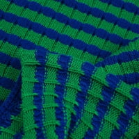Pulóver pulóver női nyári vakáció csíkos pulóver kötött cső felső tartály felső