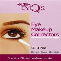 Andrea EyeQ olajmentes szem smink korrektorok előre megnedvesített tamponok, Ct