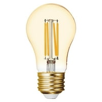 Vintage stílusú LED Izzók, Standard izzó alakú, Amber üveg kivitelben, meleg Gyertyafény, Watt egyenértékű, közepes