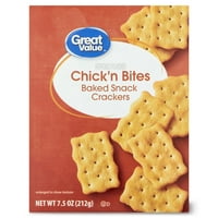 Nagyszerű értékű Chick'n Bites Baked Snack Crackers, 7. OZ