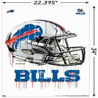 Buffalo Bills-Csepegtető Sisak Fali Poszter, 22.375 34