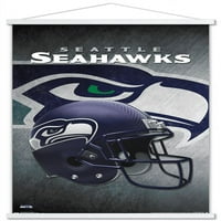 Seattle Seahawks-sisak fali poszter mágneses kerettel, 22.375 34