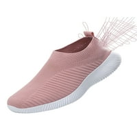 Gomelly Fehér Női cipők csúsznak a cipőkön széles Szélesség női háló séta zokni cipő rózsaszín 8.5