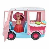 Cupcake meglepetés édes álmok Van jármű & Mini Cupcake baba játékkészlet kiegészítőkkel